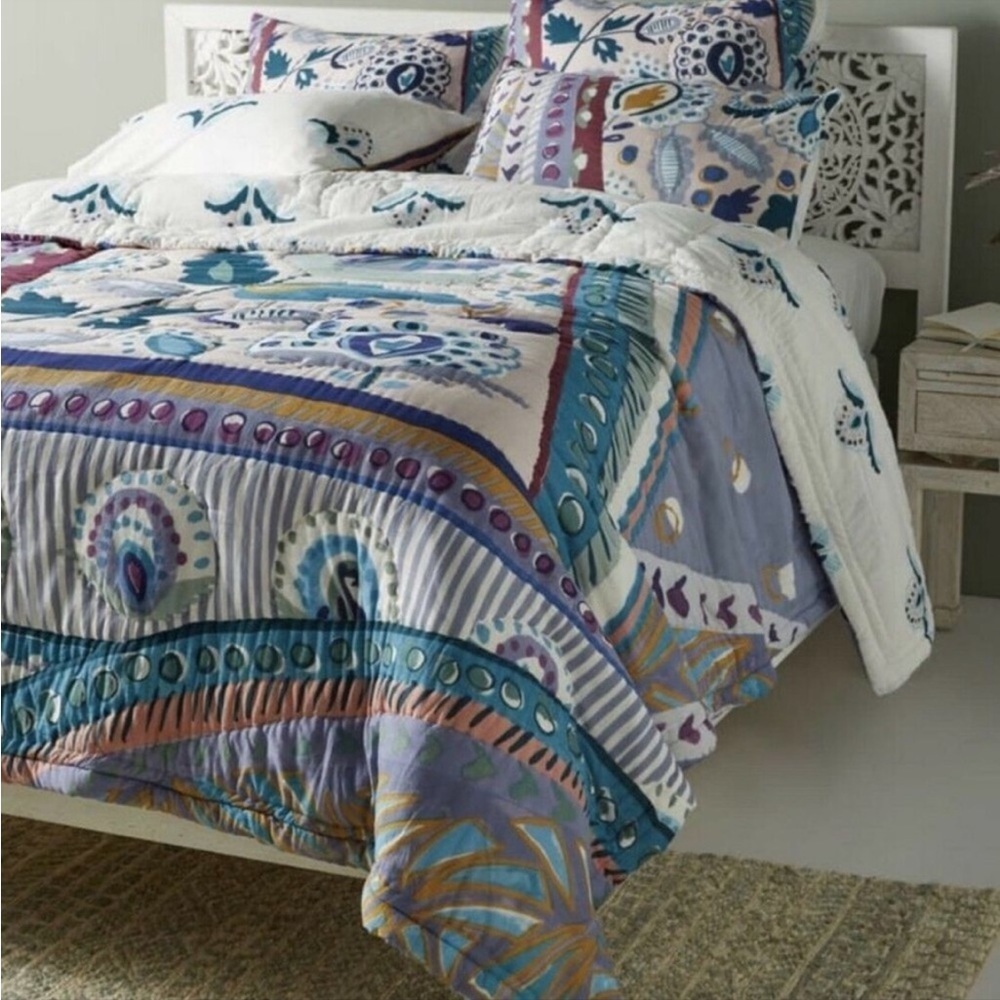 Anthropologie Sunder Standard Sham Set NWT